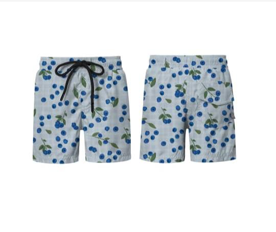 BLUEBERRY LIGHT BLUE SWIM SHORT