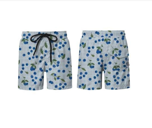 BLUEBERRY LIGHT BLUE SWIM SHORT