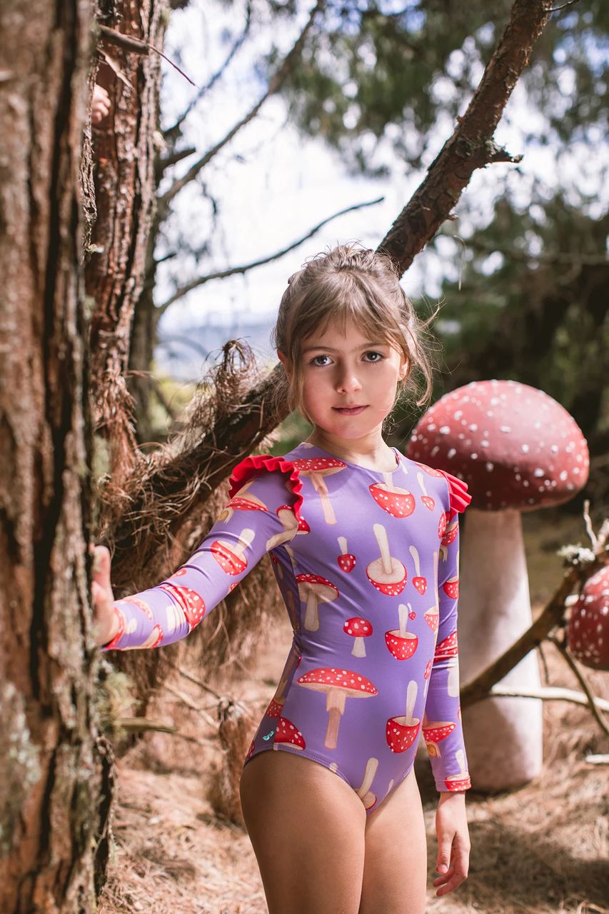 HONGOS MORADO WINGS LONGSLEEVE